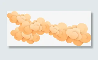 黄色中国风古典祥云免抠