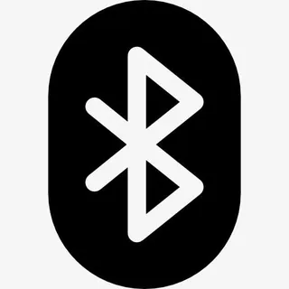 蓝牙标志与背景图标免抠