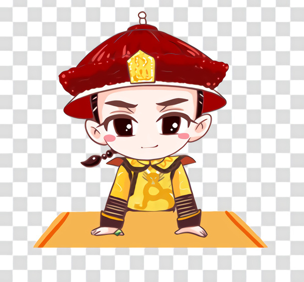 清朝Q版古代皇帝乾隆免抠