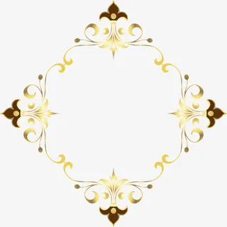 四边形花纹免抠