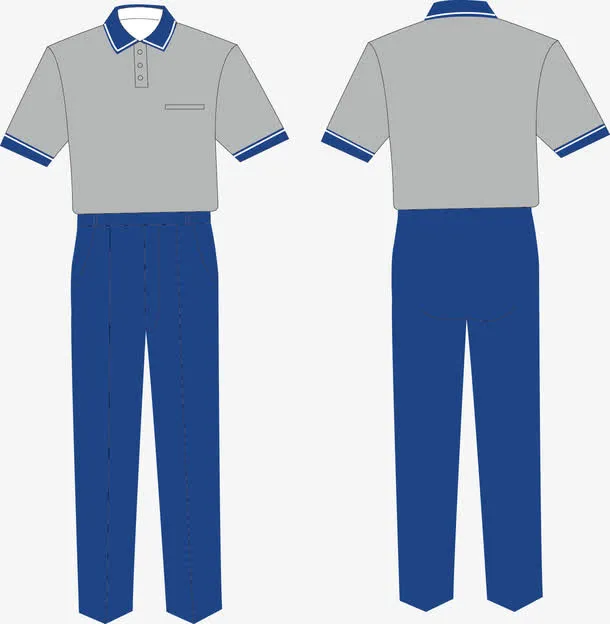 蓝色衣服免抠