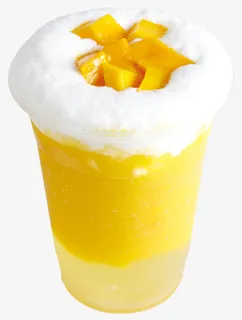 芒果金捞奶茶奶盖免抠