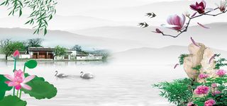 山水风景背景图高清