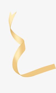 礼品飘带金色免抠漂浮彩带元素