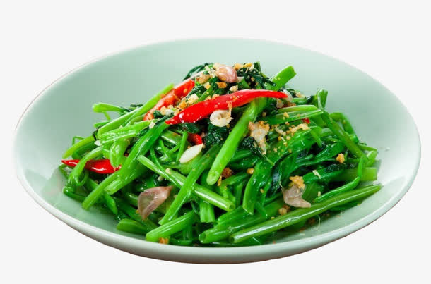 炒空心菜免抠