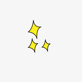 黄色小星星免抠