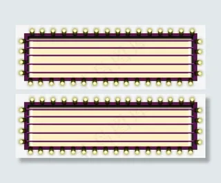 led跑马灯背景板