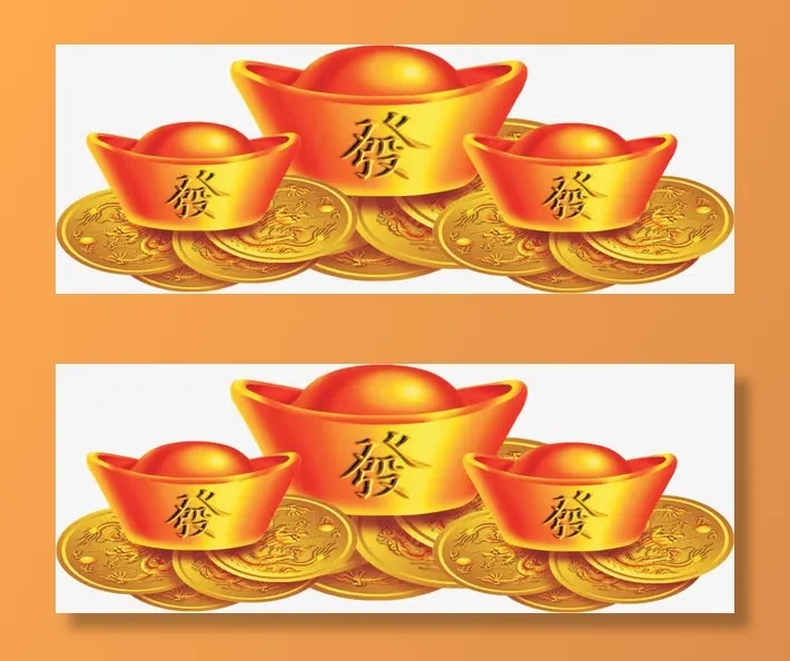 龙年金元珠宝春节图片免抠