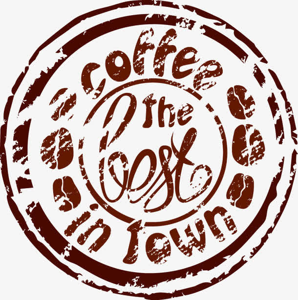 咖啡标签图片免抠