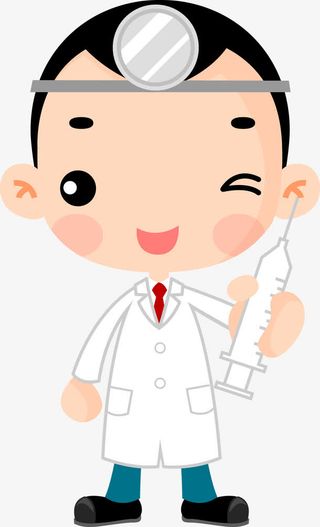 微笑的男医生免抠
