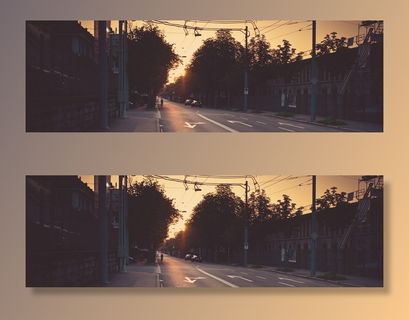 夕阳简约大气海报背景高清