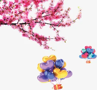 心形气球免抠