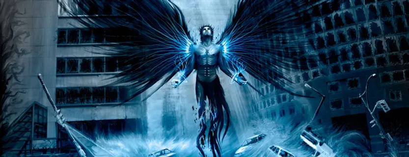 游戏设备 翅膀海报 素材高清