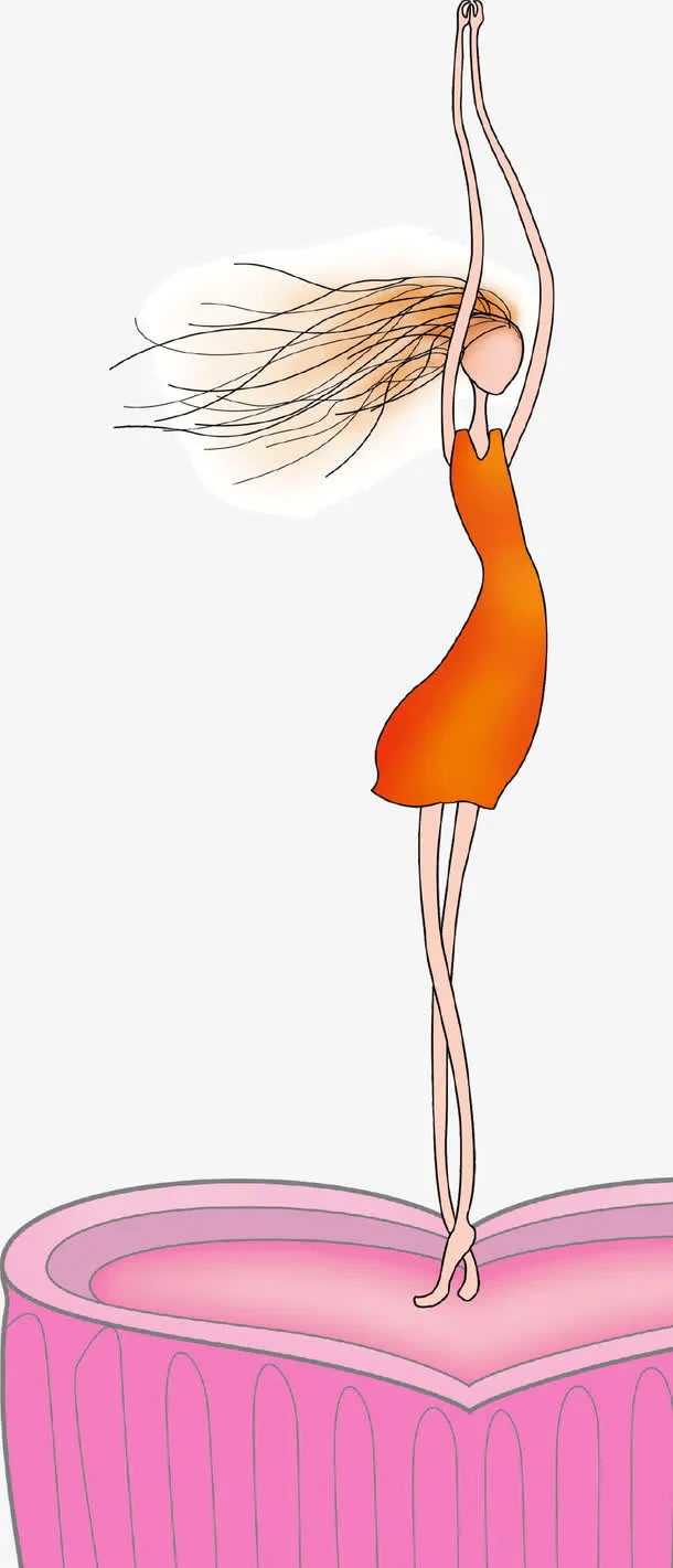 舞台舞蹈美女优雅舞姿免抠