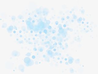 蓝色梦幻冬日雪花免抠