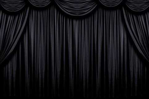黑绸幕布免抠