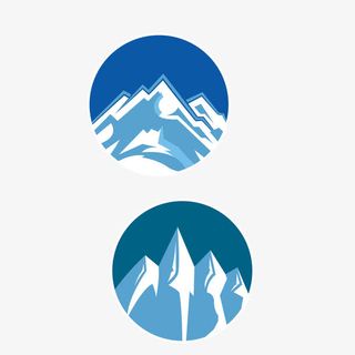 优质矿泉水的标志免抠