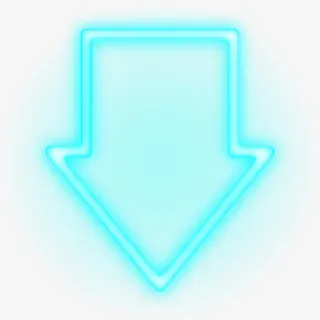 蓝色光效箭头免抠