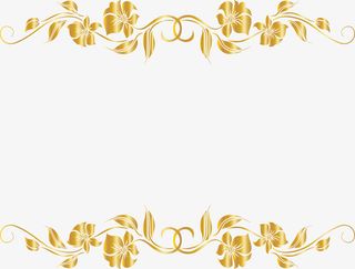 黄色树藤框架免抠