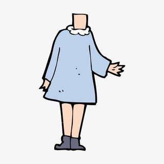 美女卡通身子免抠