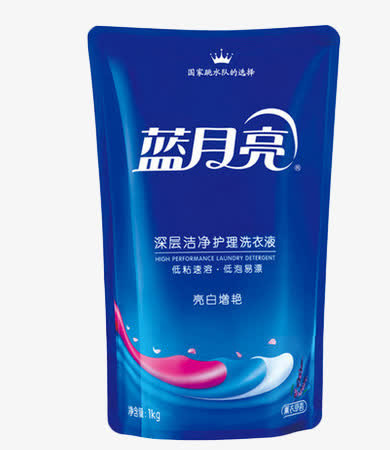蓝月亮亮白增艳袋装洗衣液免抠