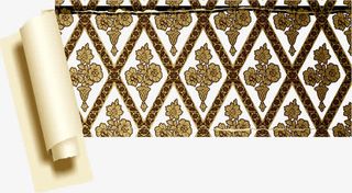 纸张撕开的花纹矢量素材免抠