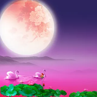 中秋淘宝主图背景高清