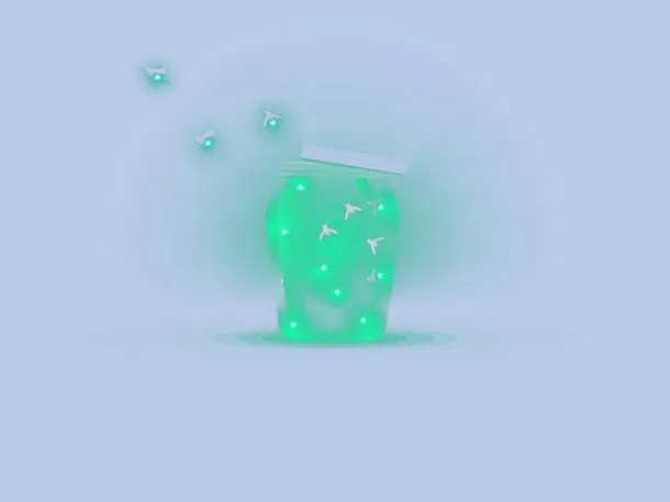 萤火虫之光免抠