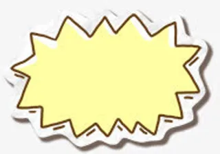 小清新便利贴标签免抠