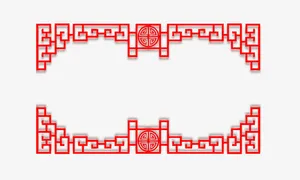 中国风边框免抠