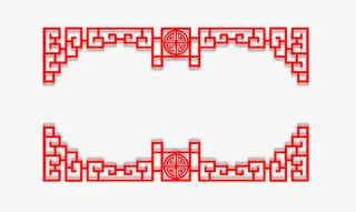 中国风边框免抠