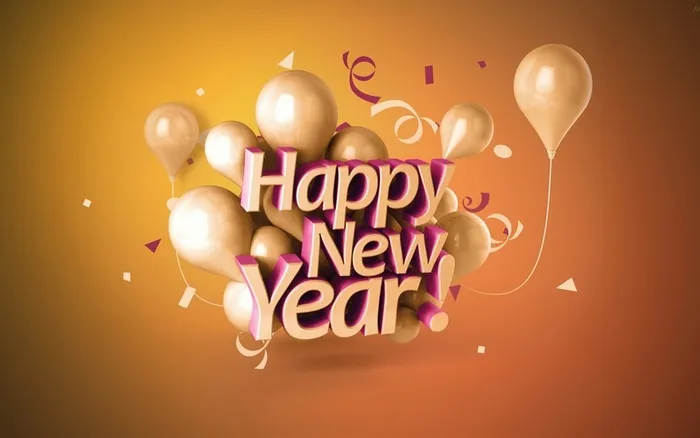 金色质感新年背景高清