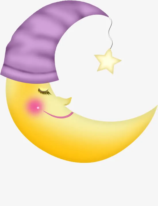 卡通月亮免抠