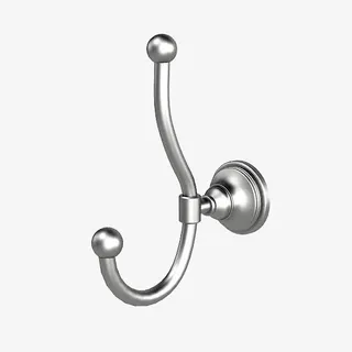 圆头灰色墙壁挂钩免抠