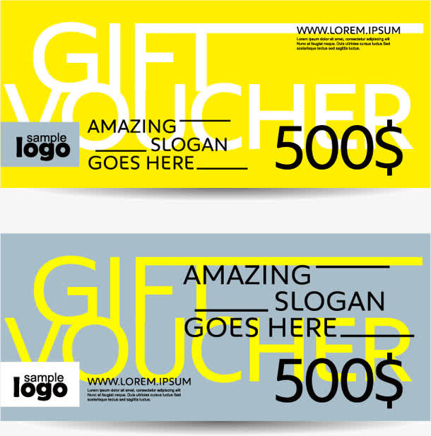 精美促销卡设计矢量素材免抠