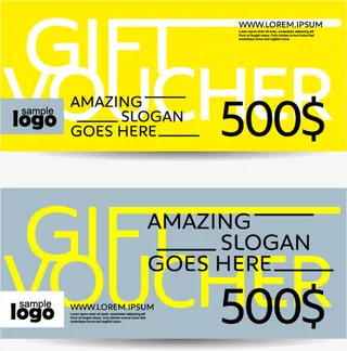 精美促销卡设计矢量素材免抠