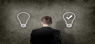 简约商务灯炮海报背景高清