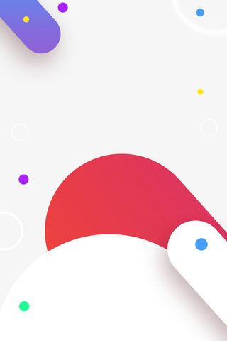 清凉一夏简约几何背景素材