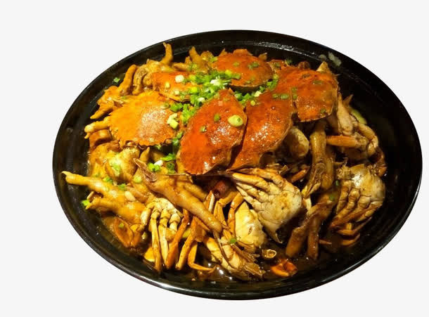 海鲜美味麻辣蟹煲免抠