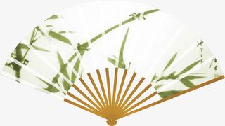 竹子广场舞蹈扇子免抠