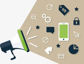 喇叭传播矢量免抠