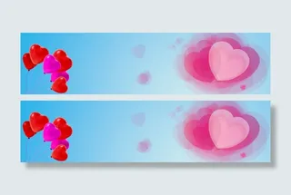 浪漫情人节背景海报