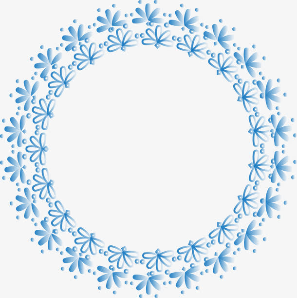 圣诞圆环圆环花纹免抠