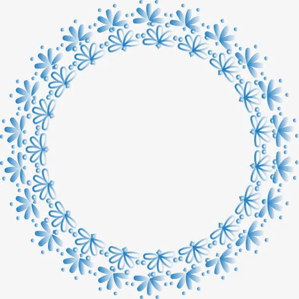 圣诞圆环圆环花纹免抠