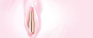 粉色背景彩妆化妆品口红唇膏