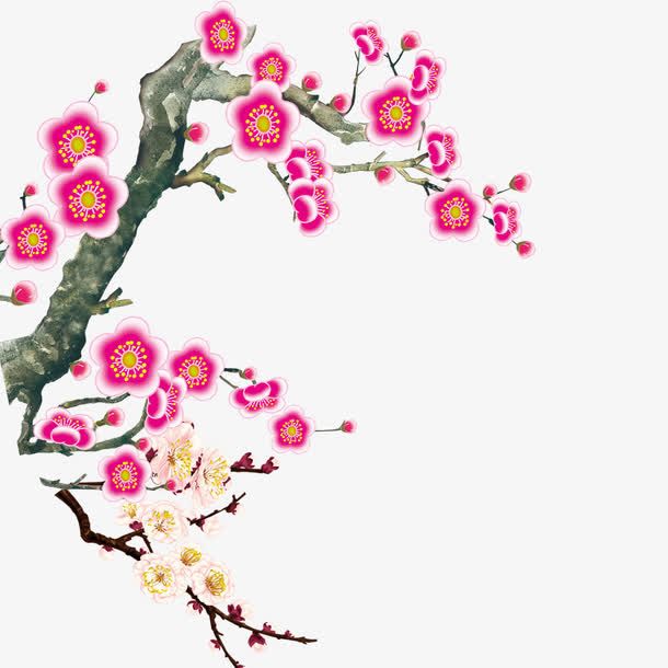 梅花元素免抠