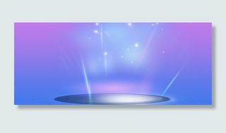 双十二渐变科技电商光效banner背景高清