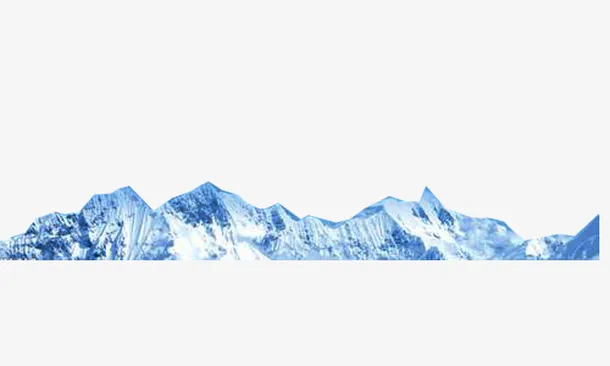 风景冰山素材免抠