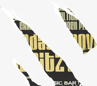 撕破的海报图案免抠