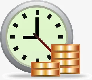 时间表和金币免抠